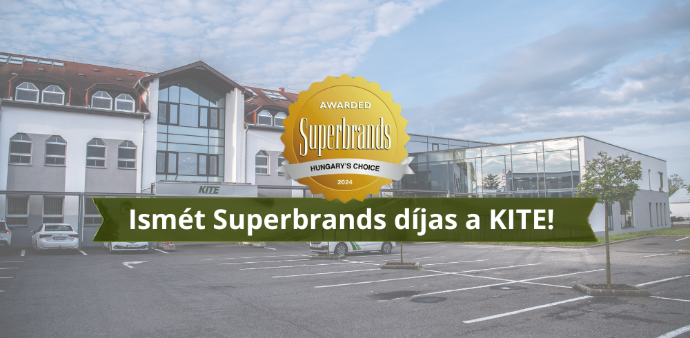 15. alkalommal nyerte el a KITE a Business Superbrands díjat!